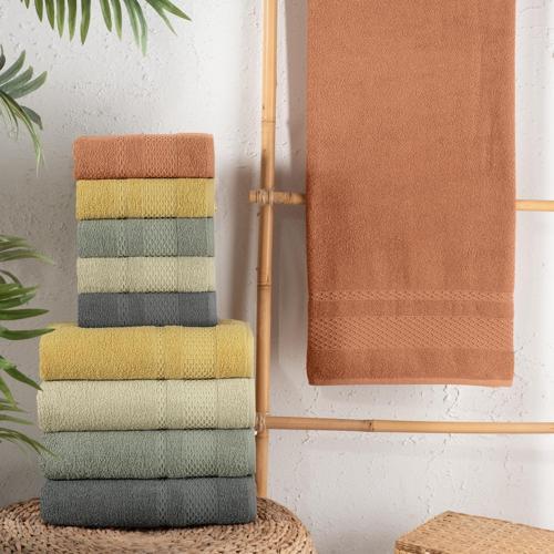 Home Arya 50x90 Havlu 1 Parça-Kiremit