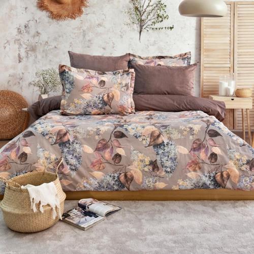 Home Premium Comfort Çift Kişilik Nevresim Takımı 6 Parça-Mor