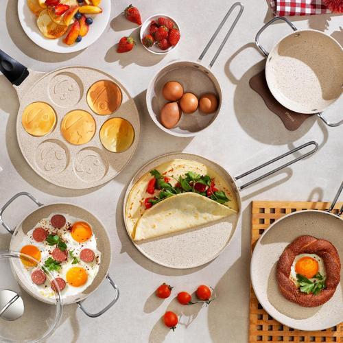 Breakfast Pişirme Seti 7 Parça-Kahve