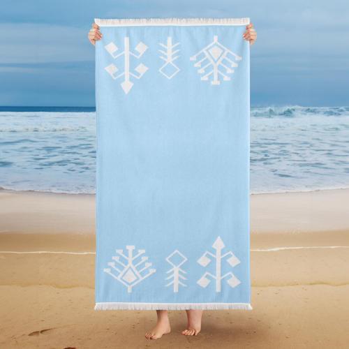 Home Ethnic 75x150 Plaj Havlusu-Indigo