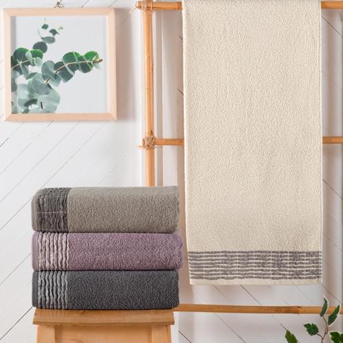 Home Line 50x90 Armürlü Havlu 1 Parça-Krem