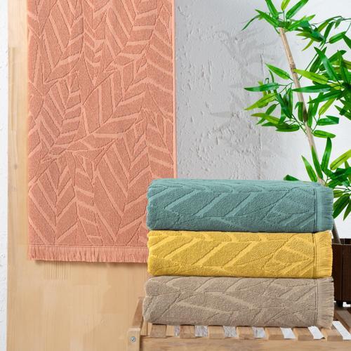 Home Modern 50x90 Jakarlı Havlu 1 Parça-Kiremit