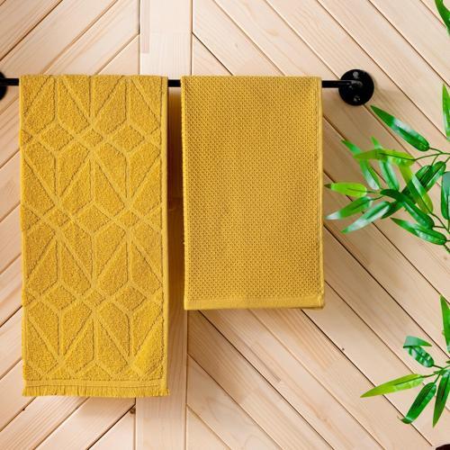 Home Solid 2 li Kurulama Bezi 40x60 Cm-Hardal