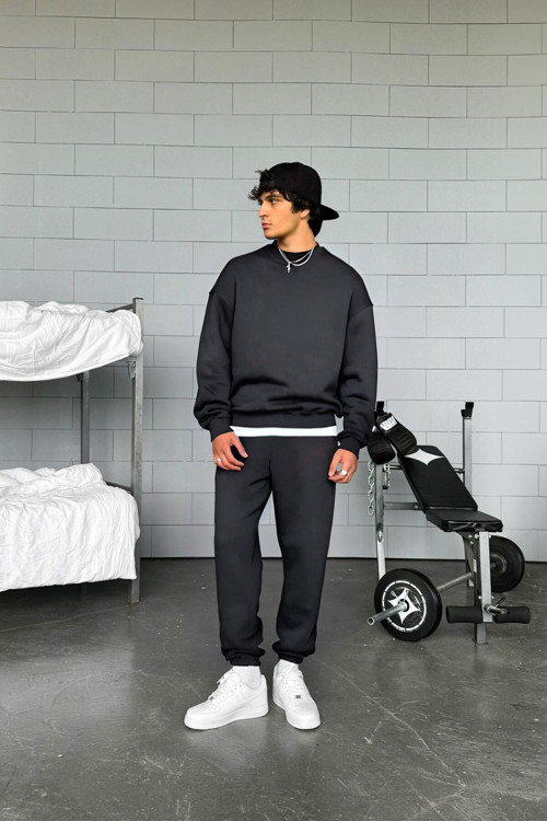 Erkek Trend Model Oversize Günlük Ve Spor Model Eşofman Takımı