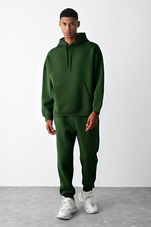 Erkek Oversize 3 İplik Kalın Eşofman Takımı