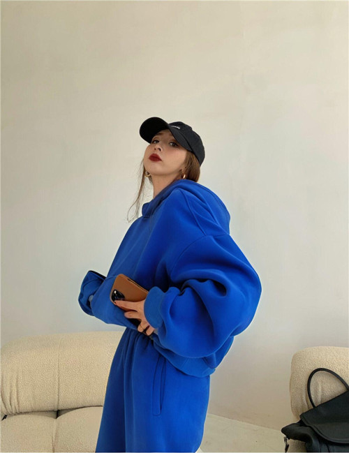 Kadın Oversize İçi Pamuklu Paçası Lastikli Eşfoman Takımı