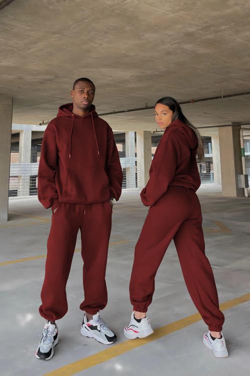 Çiftlere Özel (Tekli) Oversize Couple Eşofman Takımı