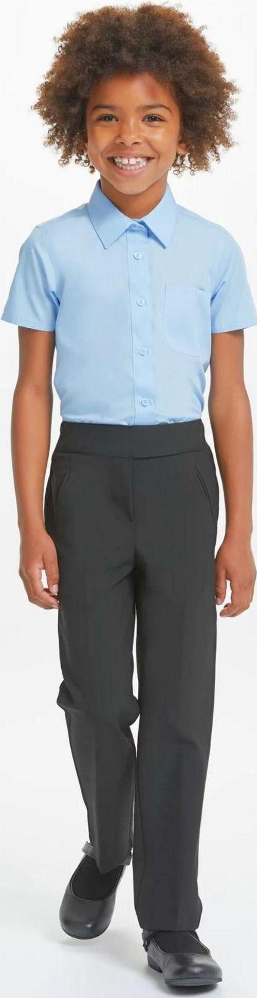 Çocuk Füme Likralı Beli Esnek Kaliteli Kumaş Okul Pantolonu