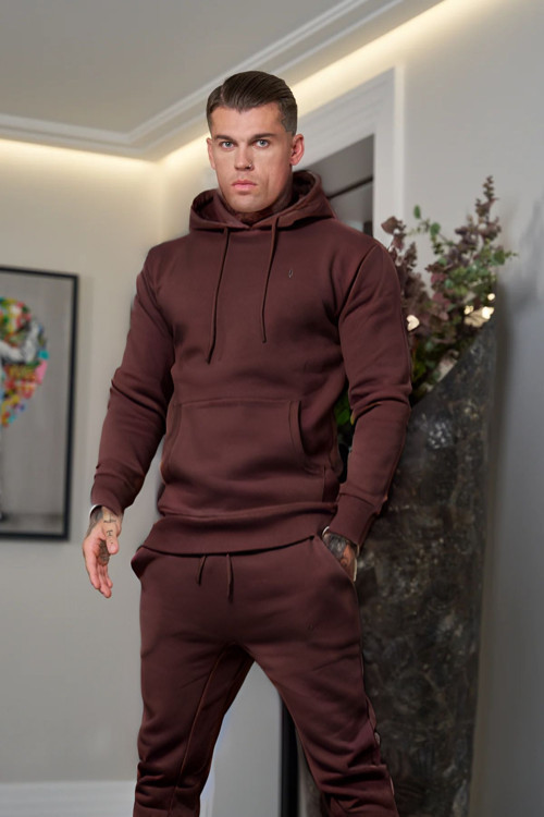 Erkek 3 İplik İçi Pamuklu Bol Basic Jogger Paçası Lastikli Eşofman Takımı