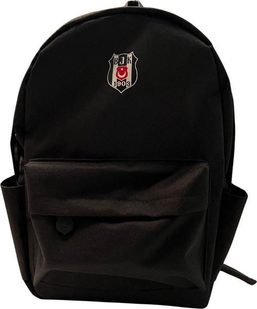 Çocuk Beşiktaş Baskılı Sağlam Astarlı Lisanslı 4 Bölmeli Fermuarlı Okul Sırt Çantası