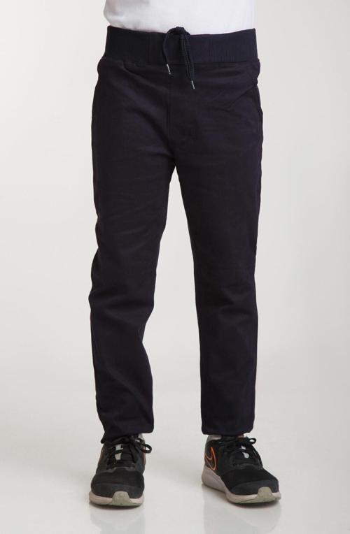 Spor Model Esnek Canvas Okul Pantolon Gizli Bel Lastikli