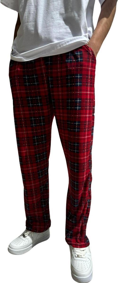 Kadın Ekoseli Kareli Desenli Rahat Pijama Altı