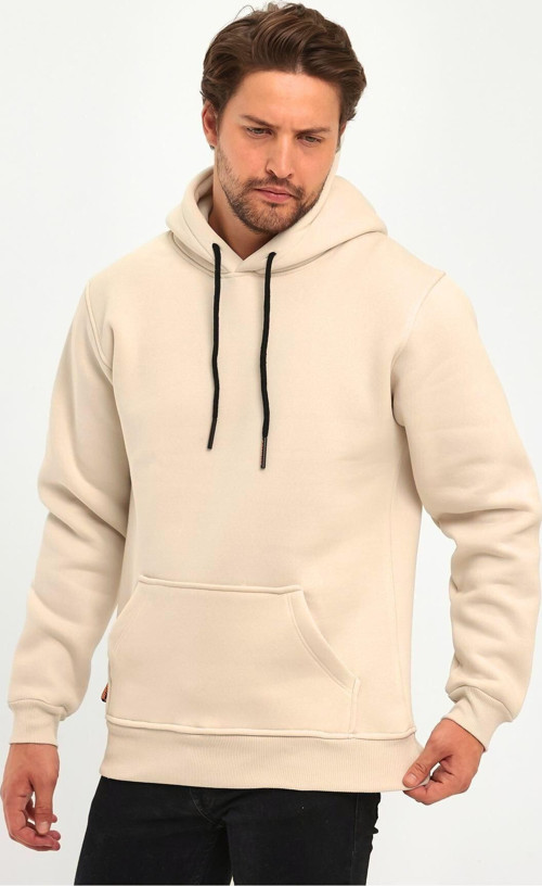 Erkek Kapşonlu Kanguru Cep Sweatshirt