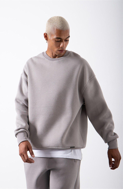 Erkek Bisiklet Yaka Oversize Sweatshirt