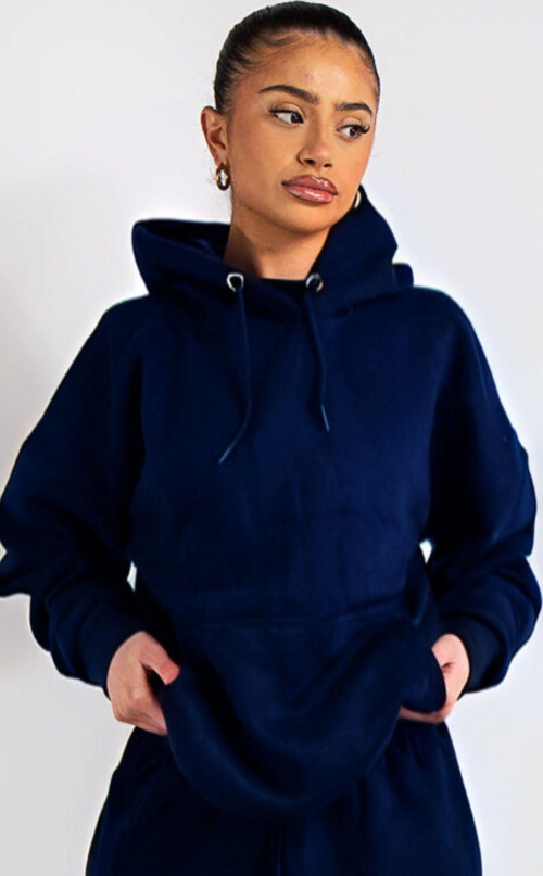 Kapuşonlu 3 İplik Sweatshirt