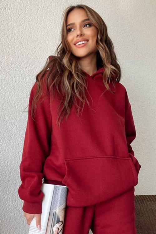 Kadın Salaş Bol Günlük Oversize Sweatshirt