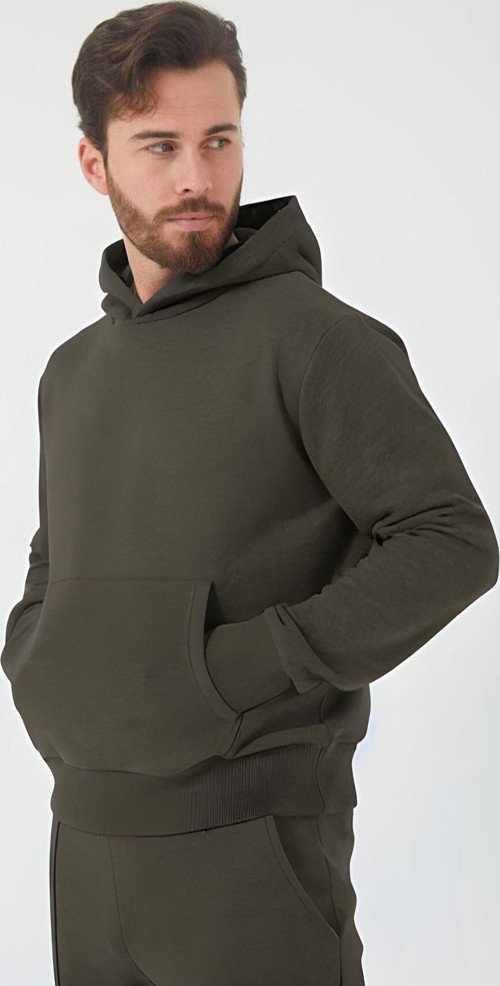 Baybayan 3 İplik Şardonlu Sweatshirt Hoodie