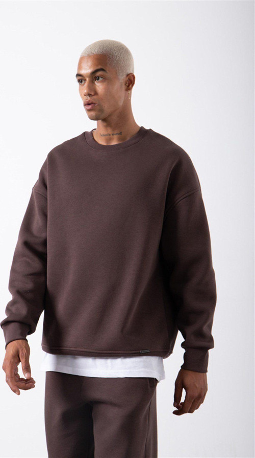Erkek Bisiklet Yaka Oversize Sweatshirt