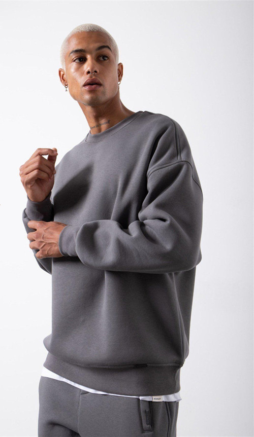 Erkek Bisiklet Yaka Oversize Sweatshirt