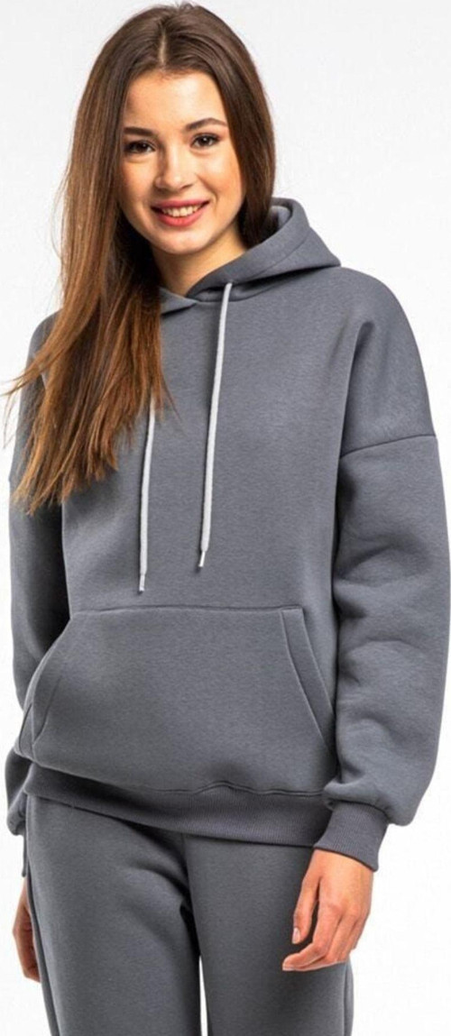 Kadın Rahat Kalıp Günlük Kapşonlu Sweatshirt