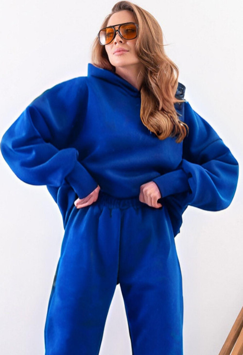 Kadın Esnek Rahat Kalıp Basic Model Sweatshirt