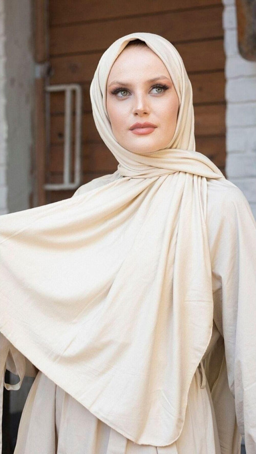 Kadın Kaliteli Tesettür Hijab İç Göstermez Terletmez Penye Şal