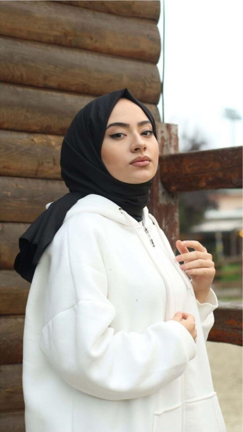 Kadın Kaliteli Tesettür Hijab İç Göstermez Terletmez Penye Şal