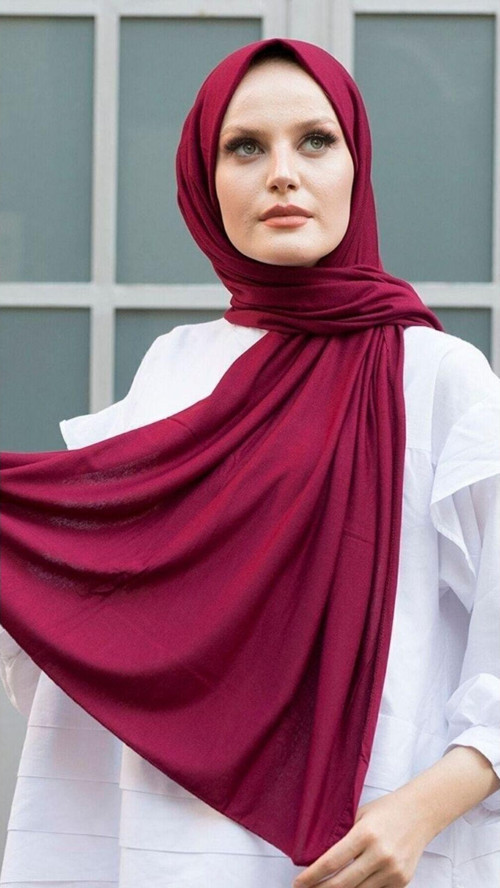 Kadın Kaliteli Tesettür Hijab İç Göstermez Terletmez Penye Şal