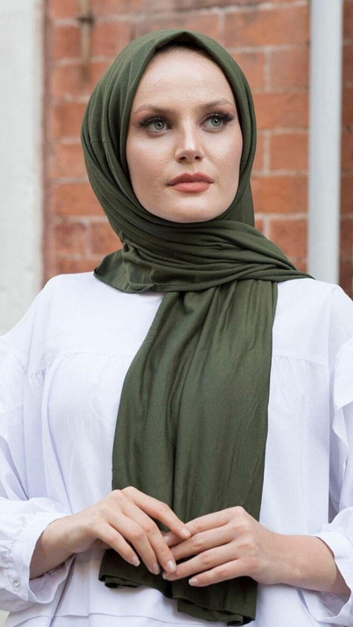 Kadın Kaliteli Tesettür Hijab İç Göstermez Terletmez Penye Şal