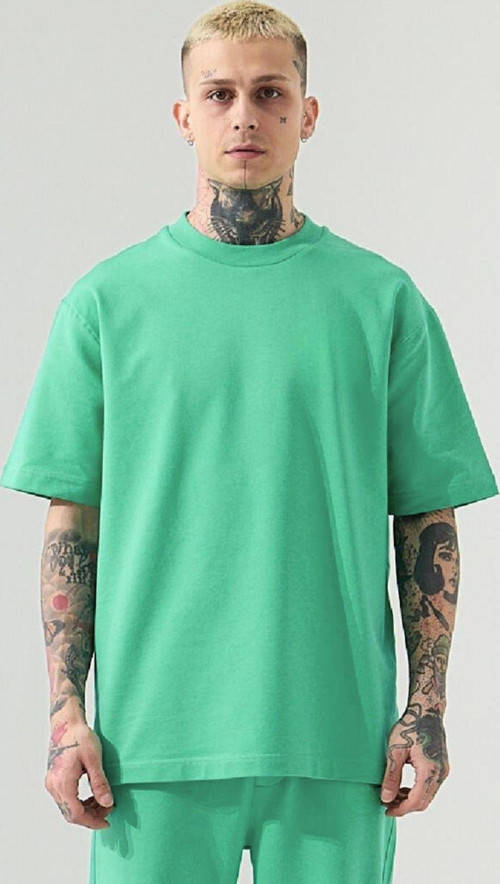 Erkek Oversize Rahat Penye T-Shirt