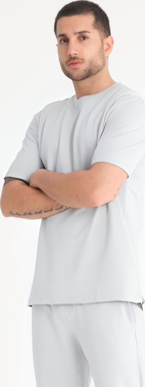 Erkek Penye Oversize Rahat T-Shirt