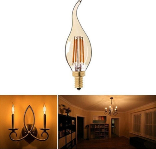 4W Rustik Kıvrık Dekoratif Led Ampul 2700K Amber Ct-4281