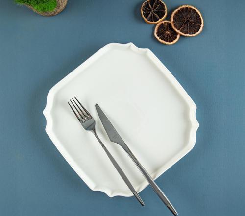 Lunar Kare Servis Tabağı 22 cm