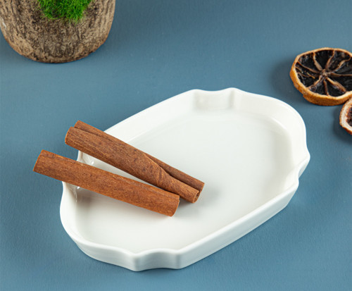 Lunar Kare Oval Servis Tabağı 15 cm