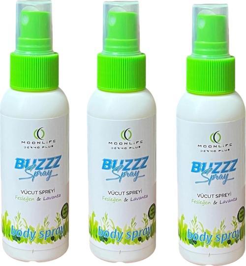 Doğal Sivrisinek ve Kene Kovucu Vücut Spreyi BUZZZ 100 ml, 3 Adet DVD Lokman Aktar