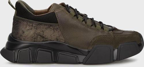 Hakiki Deri Sneaker Erkek Ayakkabı 15220006H6 HAKİ