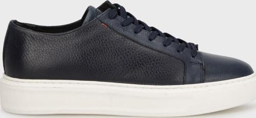 Hakiki Deri Sneaker Erkek Ayakkabı 15217136L2 KOYU LACIVERT