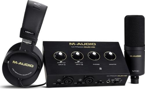 M-Track Duo HD Producer Pack | 24 bit / 192 khz, yeni nesil yüksek kaliteli stüdyo kayıt paketi