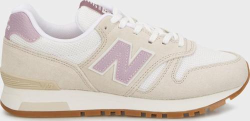 NB Lifestyle Logolu Süet Sneaker Bayan Ayakkabı WL565LLC BEJ