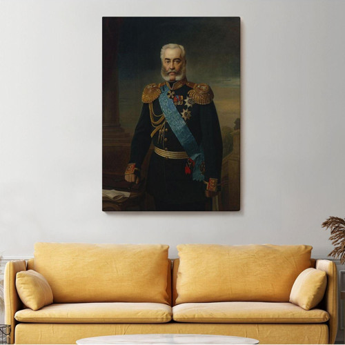 Rus İmparatorluğu Generali Alexander Vladimirovich Adlerberg Tablosu-6359
