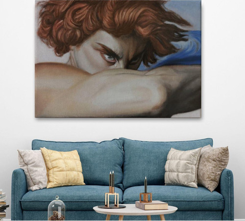 Düşmüş Meleğin Gözyaşları Tablosu, Alexandre Cabanel Fallen Angel'S Eyes Tablosu-5384