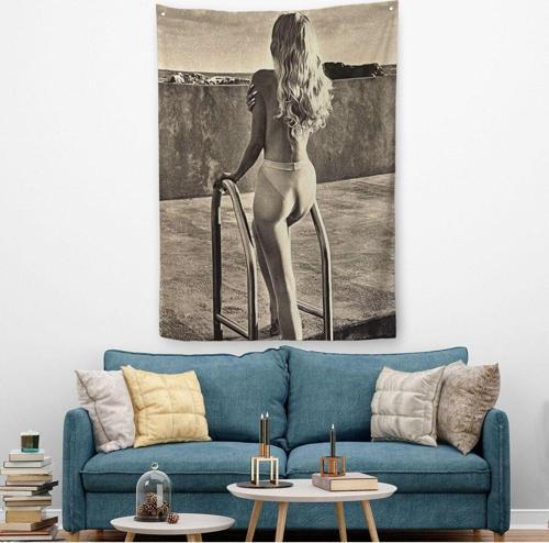 Helmut Newton'Un Görülecek Bir Sergi Duvar Örtüsü - Halısı-6289