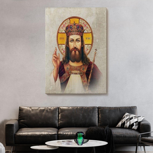 Hz İsa Tablosu, Kilise Hediyesi Long Live Christ The King Jesus Christ -6387