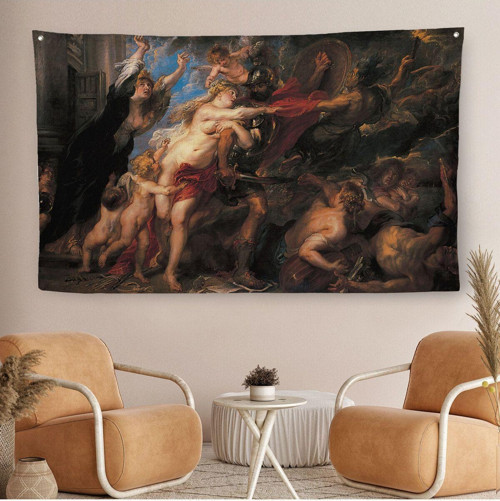 Peter Paul Rubens’İn Savaşın Sonuçları Duvar Örtüsü-Halısı-6655