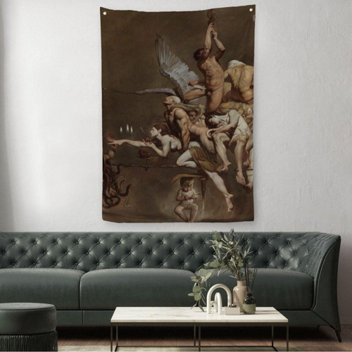Roberto Ferri'İn Kırık Zevkler İsimli Eseri Duvar Örtüsü - Halısı-6182