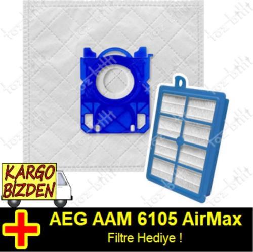 Aam 6105 Airmax Toz Torbası 20 Adet + Hepa Filtre Seti