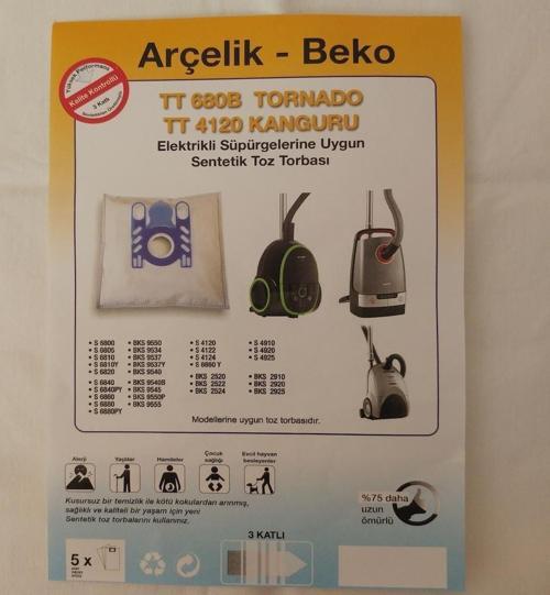 20 Adet Arçelik Beko Tt680B Tornado Tt4120 Kanguru