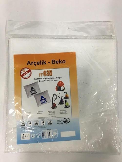 S 6255 B Süpürge Bez Toz Torbası (20 Adet)
