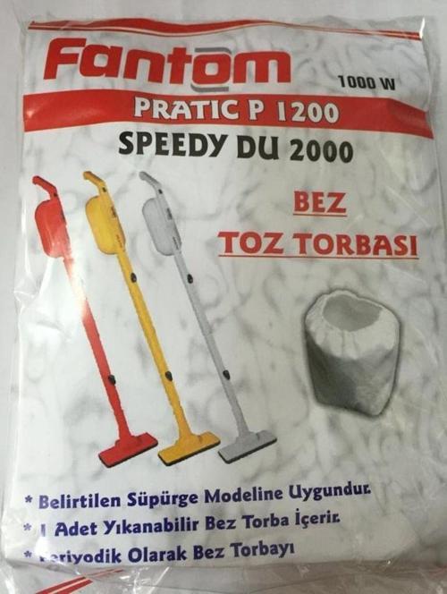 4 Adet Fantom P 1200 Pratik Süpürge Bez Torbası