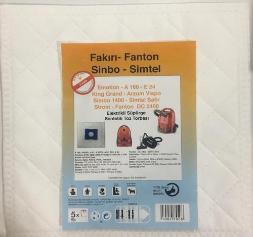 Ar 4043 Easyforce X5 3 Katlı Bez Toz Torbası (20 Adet) (309280951)